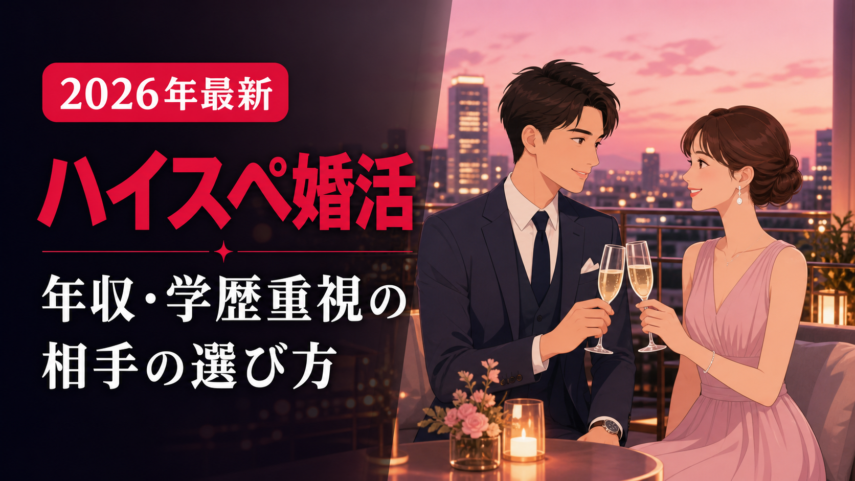ハイスペック・高収入の相手と出会う婚活｜年収重視の選び方
